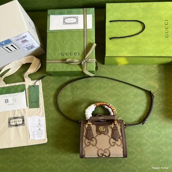 Hyperpeter bag jumbo mini tote Diana Gucci with GG 0511